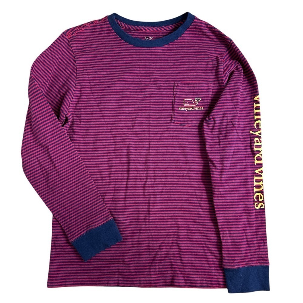 Vineyard Vines Boy Striped Pocket Long Sleeve shirt